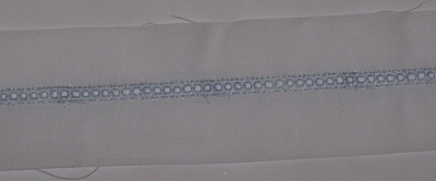 Entredeux -Blue for Heirloom Sewing
