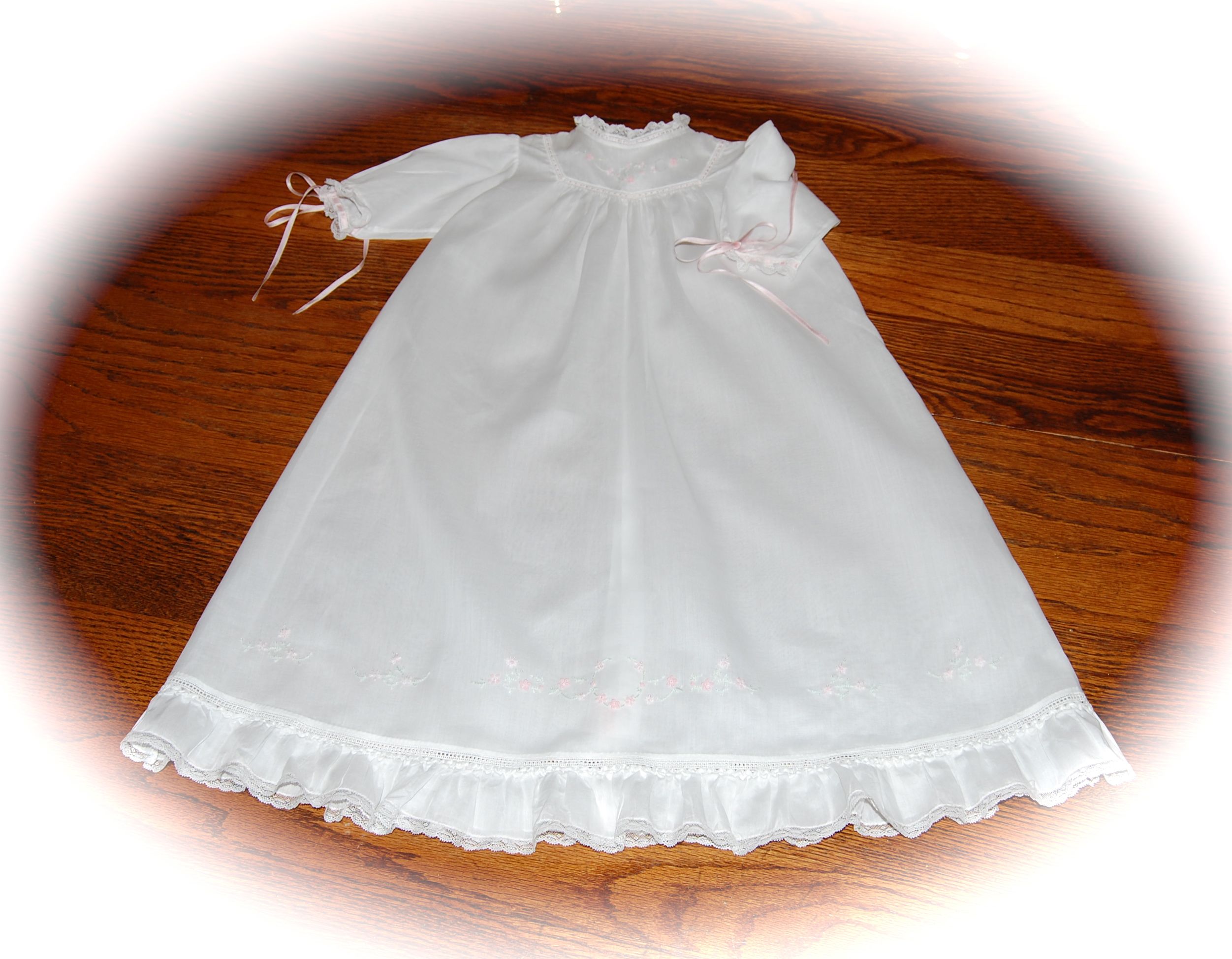  French Handsewn- Dorothy's Circa 1920 Baby Gown Kit 