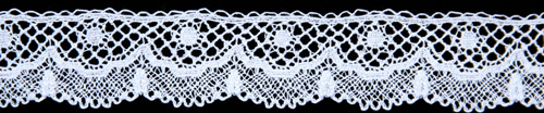 Lace Scalloped Edging B - Ivory  