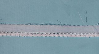 Swiss Edging - Narrow with Entredeux -White